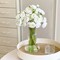 18-Piece White Artificial Ranunculus Flowers – Faux Silk Mini Flowers for DIY Bouquets, Wedding Centerpieces, Bridal Shower & Holiday Decorations